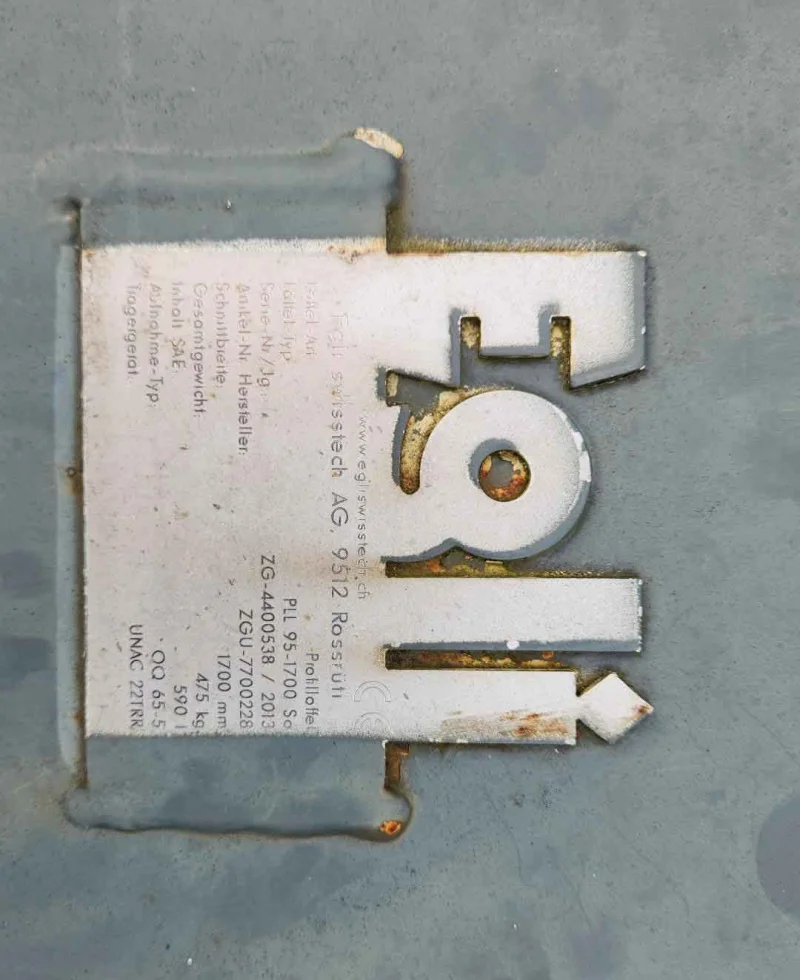 Profillöffel PLL-TR 95-1700 - OilQuick OQ 65-5