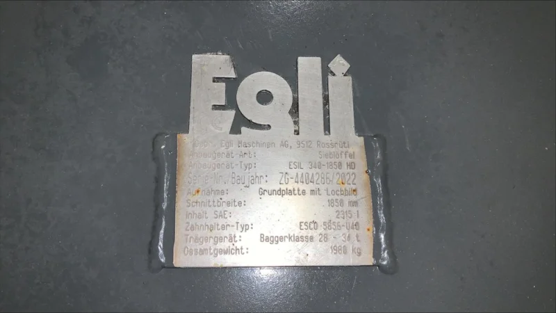 Egli Sieblöffel ESIL 340-1850 HD - Krupp 1000 + 1500