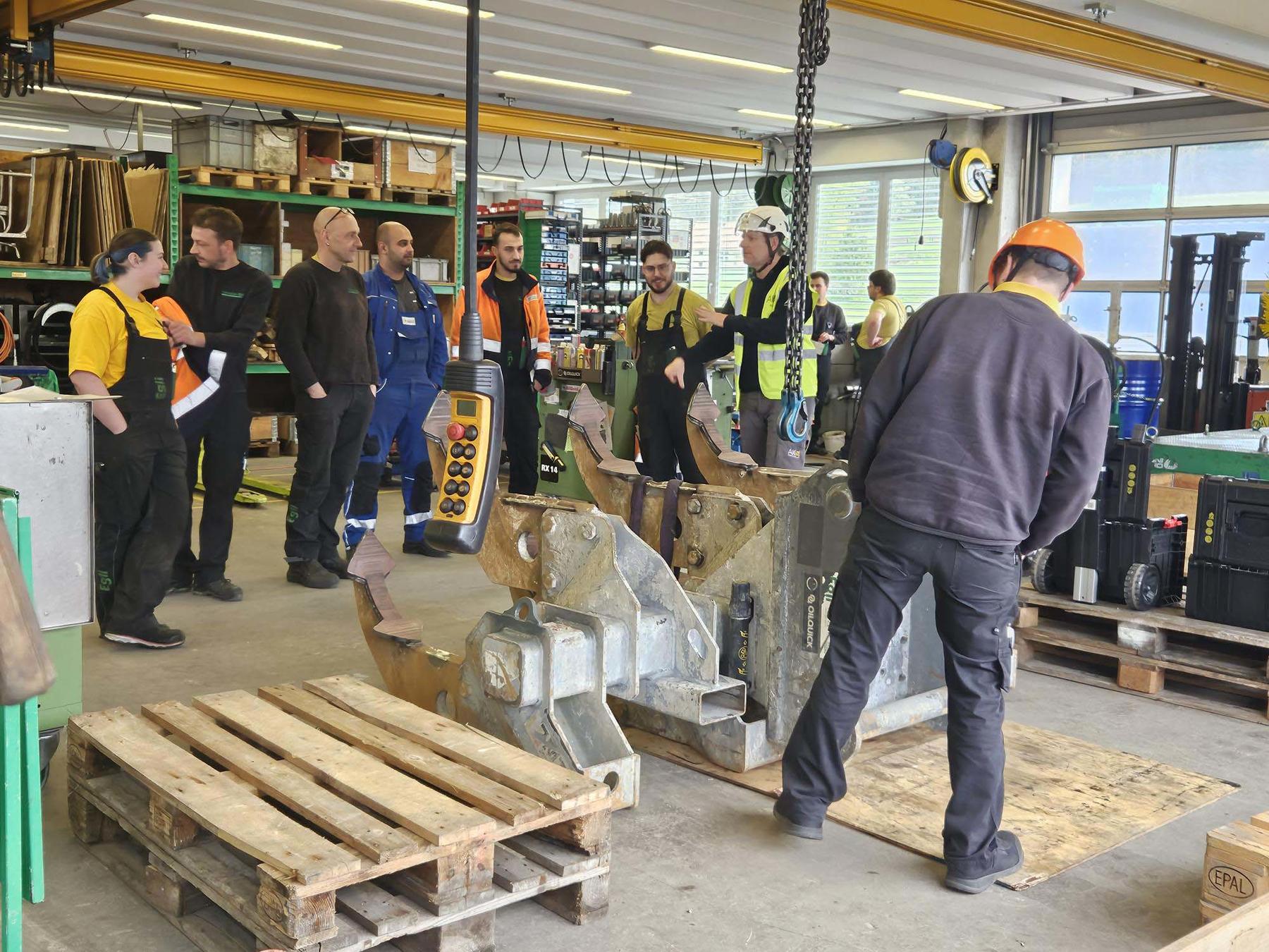 Formation interne grue industrielle