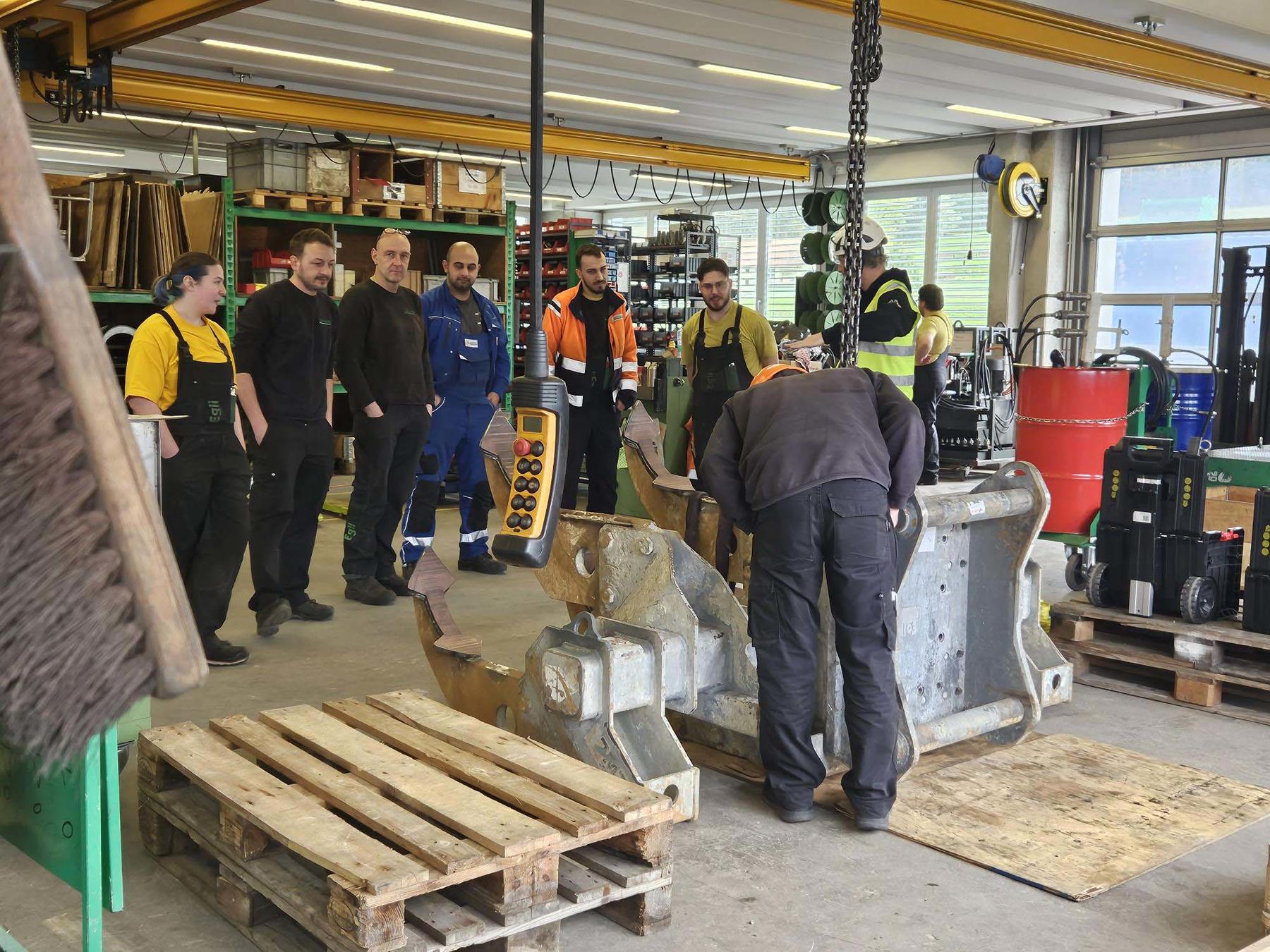 Formation interne grue industrielle